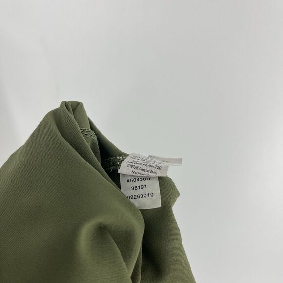 Spanx Tank Top Size Medium Womens Green The Get Moving Fitted Cropped Scoop Neck - Picture 7 of 7